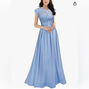 Baby blue bridesmaid dress Miusol size Small NWT